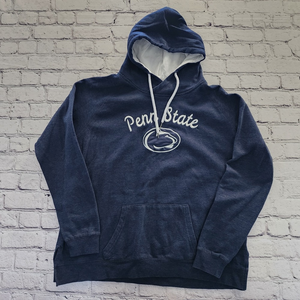 Women's XL Penn State Nittany Lions Pullover Colosseum Brand Hoodie Navy